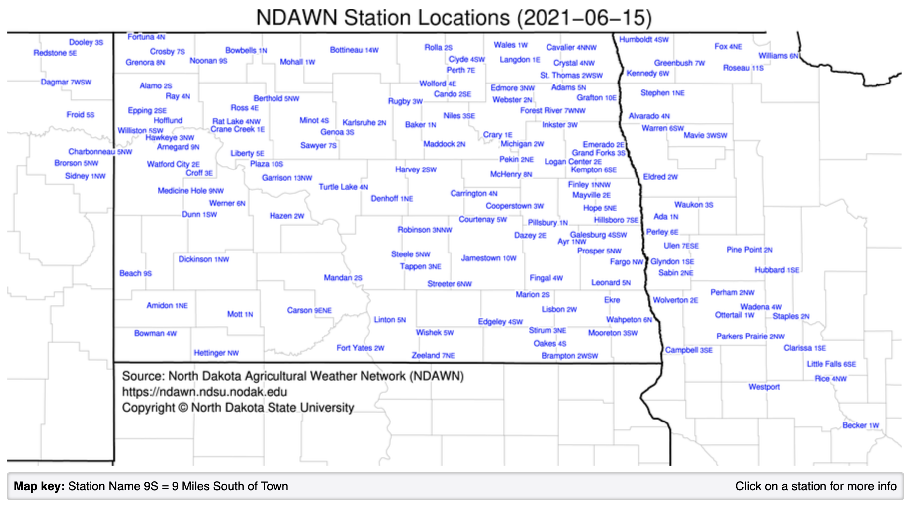 How NDAWN grew from 132 to 167 Weather stations